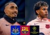 PREVIA DEL PARTIDO: NEWCASTLE vs FC BARCELONA🔥| OCTAVOS DE LA LIGA DE CAMPEONES DE LA UEFA 25/26